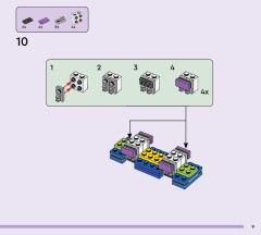 LEGO 77071 instructions page 9 – build guide