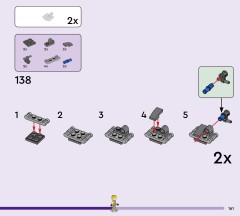 LEGO 77073 instructions page 161 – build guide