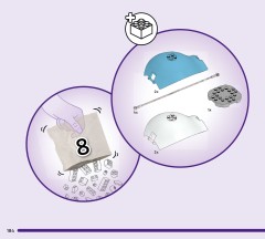 LEGO 77073 instructions page 184 – build guide