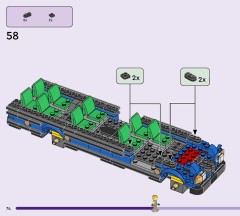 LEGO 77073 instructions page 74 – build guide