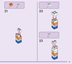 LEGO 77076 instructions page 23 – build guide
