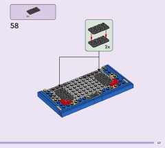 LEGO 77076 instructions page 47 – build guide