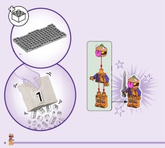 LEGO 77076 instructions page 8 – build guide