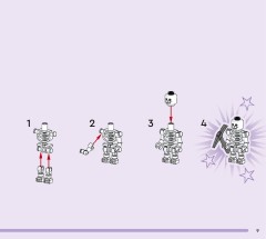 LEGO 77076 instructions page 9 – build guide