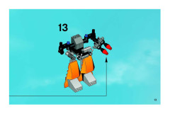 LEGO 7708 instructions page 13 – build guide