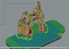 LEGO 77092 instructions page 133 – build guide