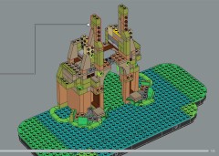 LEGO 77092 instructions page 135 – build guide