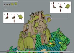 LEGO 77092 instructions page 185 – build guide