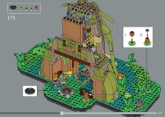 LEGO 77092 instructions page 207 – build guide