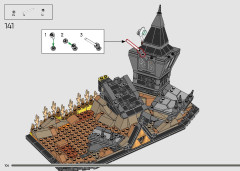 LEGO 77093 instructions page 104 – build guide