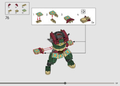 LEGO 77093 instructions page 129 – build guide