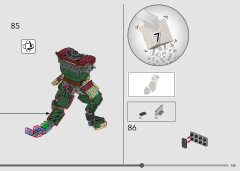 LEGO 77093 instructions page 133 – build guide