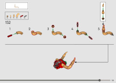 LEGO 77093 instructions page 155 – build guide