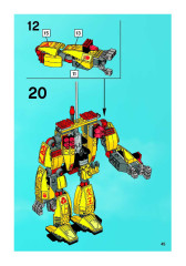 LEGO 7712 instructions page 45 – build guide