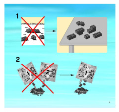 LEGO 7723 instructions page 3 – build guide