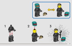 LEGO 77244 instructions page 7 – build guide