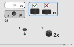 LEGO 77244 instructions page 99 – build guide