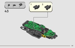 LEGO 77245 instructions page 43 – build guide
