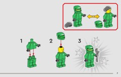 LEGO 77245 instructions page 7 – build guide