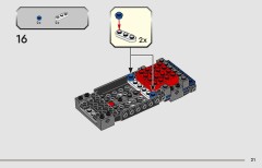 LEGO 77256 instructions page 21 – build guide
