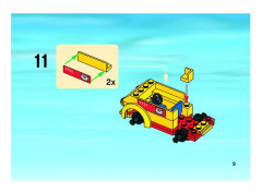 LEGO 7731 instructions page 9 – build guide