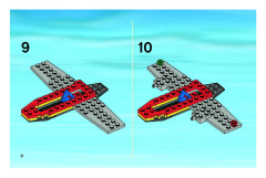 LEGO 7732 instructions page 8 – build guide