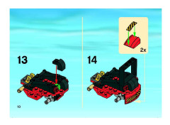 LEGO 7733 instructions page 10 – build guide