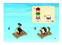 LEGO 7733 instructions page 19 – build guide