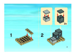LEGO 7733 instructions page 3 – build guide