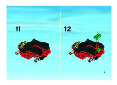 LEGO 7733 instructions page 9 – build guide