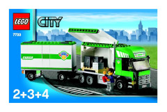 LEGO 7733 instructions page 1 – build guide