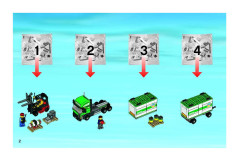 LEGO 7733 instructions page 2 – build guide