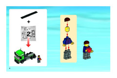LEGO 7733 instructions page 4 – build guide