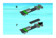LEGO 7733 instructions page 9 – build guide