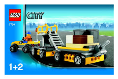 LEGO 7734 instructions page 1 – build guide