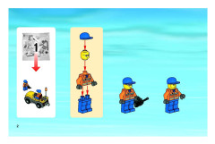 LEGO 7734 instructions page 2 – build guide