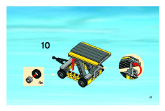 LEGO 7734 instructions page 21 – build guide