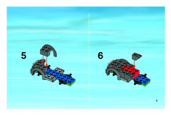 LEGO 7734 instructions page 5 – build guide