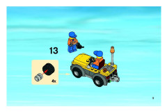 LEGO 7734 instructions page 9 – build guide