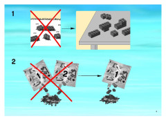 LEGO 7734 instructions page 3 – build guide