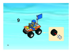 LEGO 7736 instructions page 10 – build guide