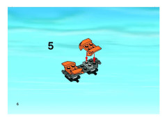 LEGO 7736 instructions page 6 – build guide