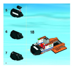 LEGO 7738 instructions page 18 – build guide