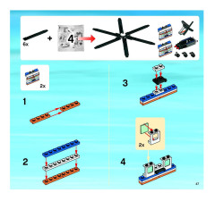 LEGO 7738 instructions page 47 – build guide
