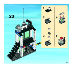 LEGO 7743 instructions page 23 – build guide