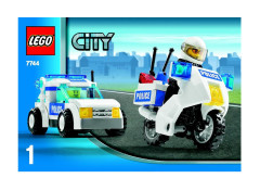 LEGO 7744 instructions page 1 – build guide