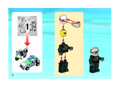 LEGO 7744 instructions page 2 – build guide