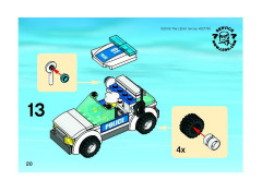 LEGO 7744 instructions page 20 – build guide