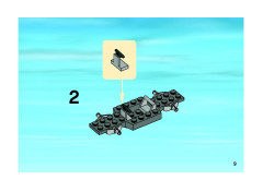 LEGO 7744 instructions page 9 – build guide