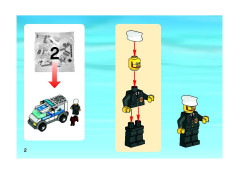 LEGO 7744 instructions page 2 – build guide